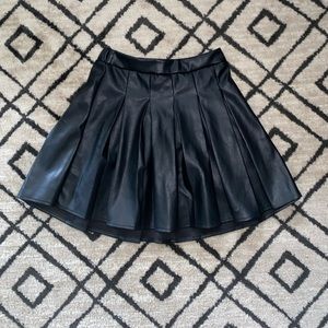 Leather skirt